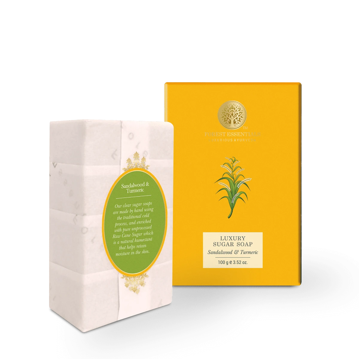 Luxury Sugar Soap Sandalwood & Turmeric 4 Luxury Sugar Soap Sandalwood & Turmeric - Image 2