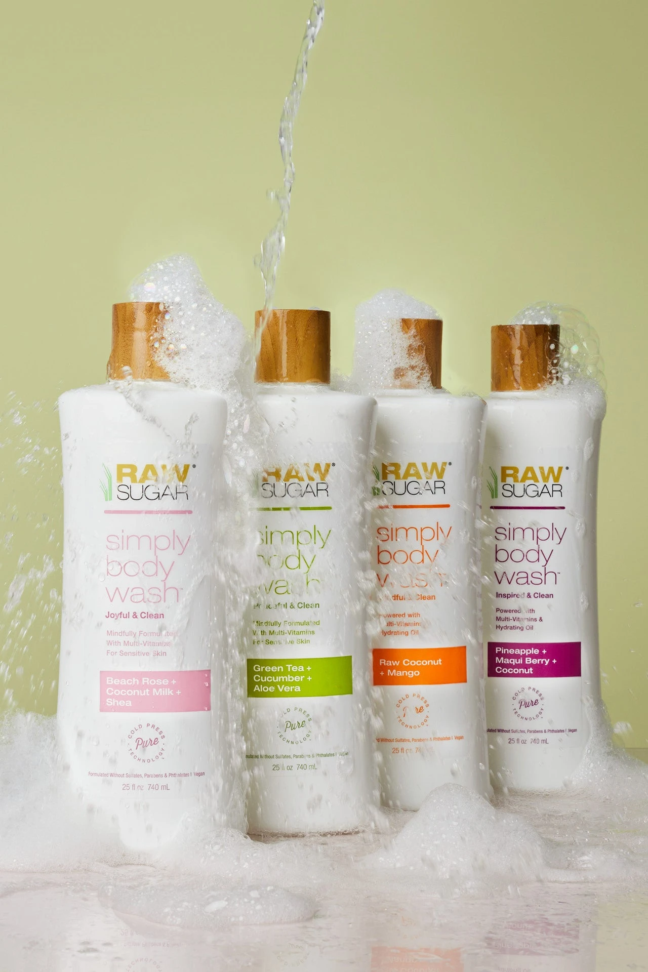 Simply Body Wash | Raw Coconut + Mango | 25 Fl Oz 5 Simply Body Wash | Raw Coconut + Mango | 25 Fl Oz - Image 3