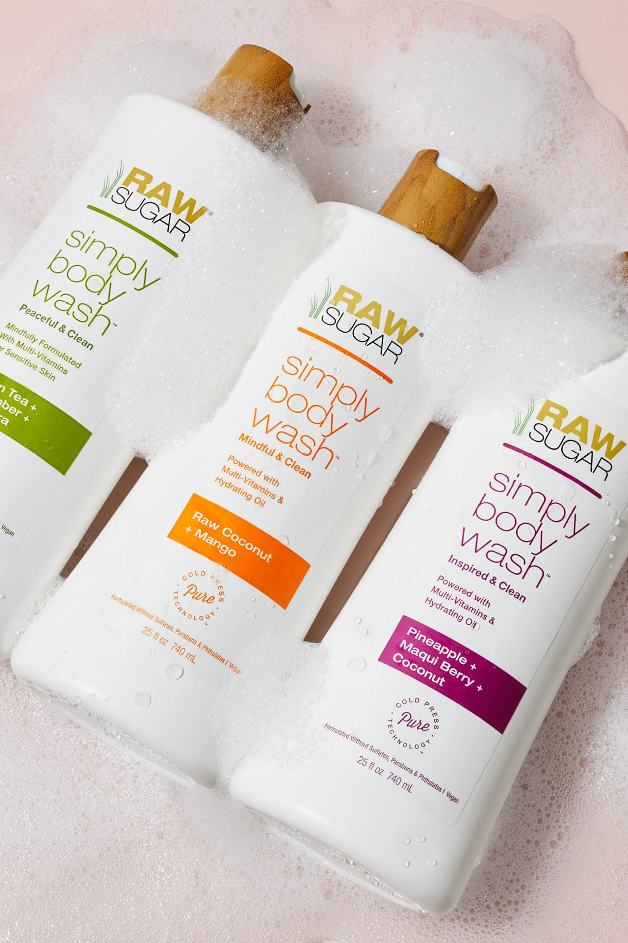 Simply Body Wash | Raw Coconut + Mango | 25 Fl Oz 8 Simply Body Wash | Raw Coconut + Mango | 25 Fl Oz - Image 6