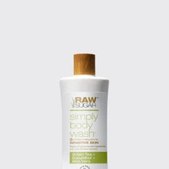 Simply Body Wash For Sensitive Skin | Green Tea + Cucumber + Aloe Vera | 3 Fl Oz