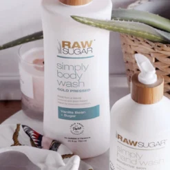 Simply Body Wash | Vanilla Bean + Sugar | 25 Fl Oz -Skin Care Specials Store RS BW Vanilla Lifestyle 1280x1920px