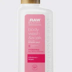 Body Wash + Soak With Epsom Salt | Hibiscus + Argan | 25 Fl Oz