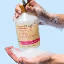 Moisture Loving Hand Wash | Watermelon + Fresh Mint | 16.9 Fl Oz -Skin Care Specials Store RS HW Watermelon Hands 1280x1920px