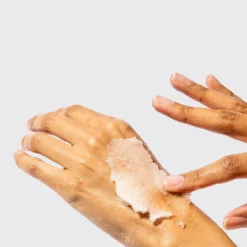 Sugar Scrub | Lemon Sugar | 15 Oz -Skin Care Specials Store RS Hover Scrub Hand CloseUp 1280x1920px