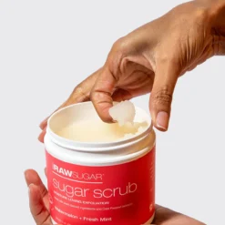 Sugar Scrub | Watermelon + Fresh Mint | 15 Oz -Skin Care Specials Store RS Hover Scrub Watermelon 1280x1920px