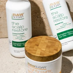 Mighty Curls Hair Masque | Papaya Butter + Coconut + Hemp Seed Oil | 12 Oz -Skin Care Specials Store RS MightCurls Scalp Lifestyle 1280x1920px