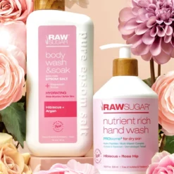 Body Wash + Soak With Epsom Salt | Hibiscus + Argan | 25 Fl Oz -Skin Care Specials Store RS PDP Gallery 1280x1920 EpsomSalt NRHW