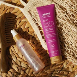 Leave-In Conditioner | The Mighty Hair Cream | Coconut + Papaya + Shea | 5 Fl Oz -Skin Care Specials Store RS PDP Gallery 1280x1920 HairGlow MightyCream