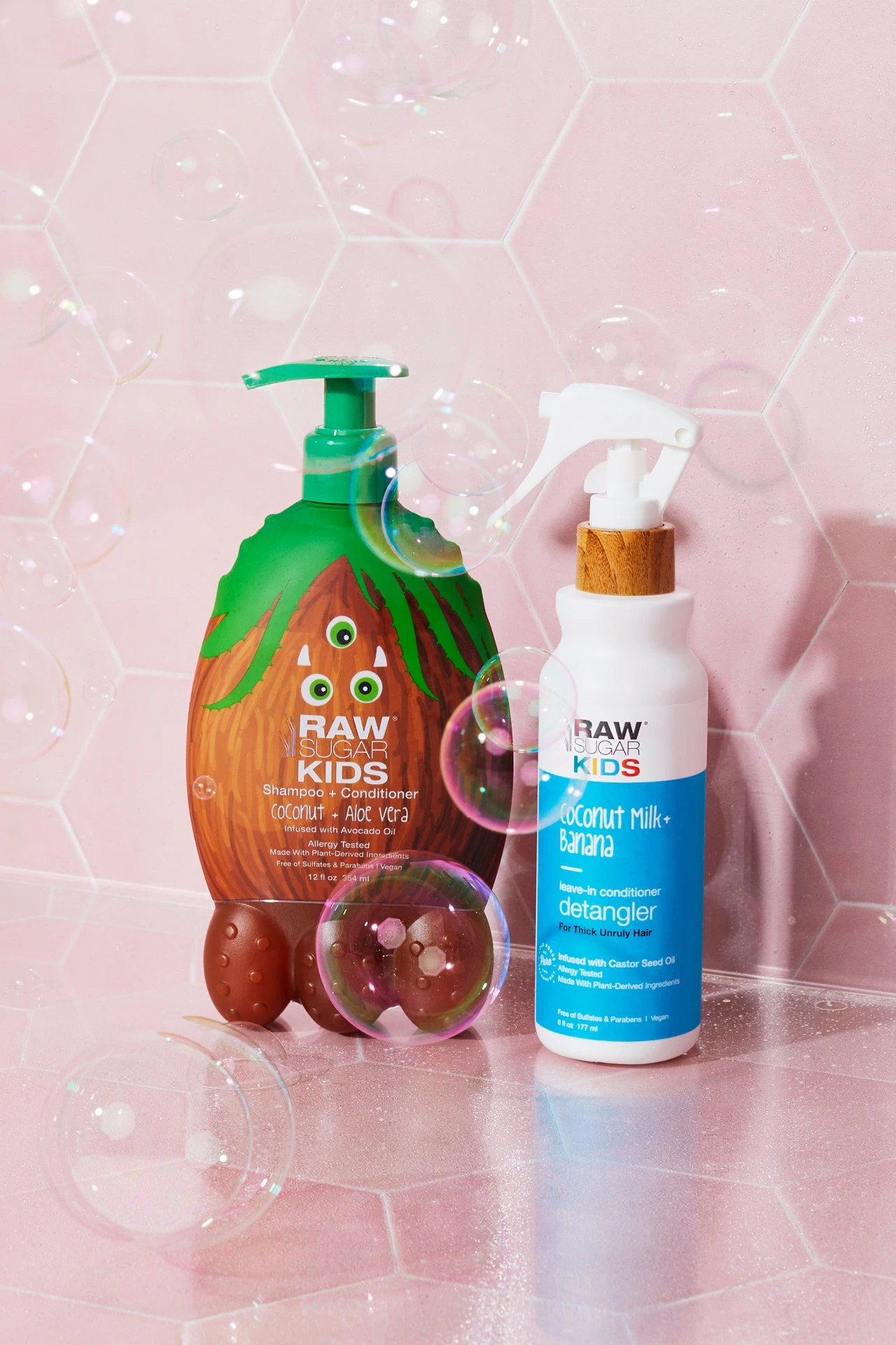 Kids' 2-in-1 Shampoo + Conditioner | Coconut + Aloe Vera | 12 Fl Oz 7 Kids' 2-in-1 Shampoo + Conditioner | Coconut + Aloe Vera | 12 Fl Oz - Image 5