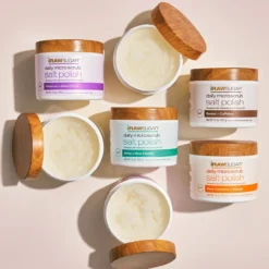 Daily Micro Scrub Salt Polish | Raw Coconut + Mango | 15 Oz -Skin Care Specials Store RS PDP Gallery 1280x1920 SaltPolish 6 NeutralBackground