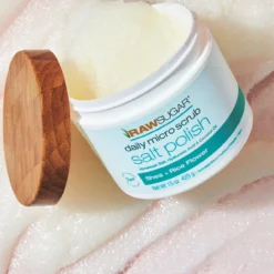 Daily Micro Scrub Salt Polish | Shea + Rice Flower | 15 Oz -Skin Care Specials Store RS PDP Gallery 1280x1920 SaltPolish Shea