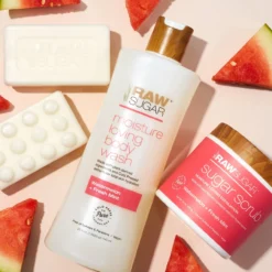 Moisture Loving Body Wash | Watermelon + Fresh Mint | 3 Fl Oz -Skin Care Specials Store RS PDP Gallery 1280x1920 Watermelon Group BW SS BS