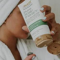 Pure Scalp Therapy - Scalp & Hair Masque | Activated Charcoal + Coconut + Peppermint Oil | 6.7 Oz -Skin Care Specials Store RS PDP Gallery Imagery 1280x1920 rnd67