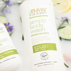 Simply Body Wash For Sensitive Skin | Green Tea + Cucumber + Aloe Vera | 25 Fl Oz -Skin Care Specials Store RS PDP Gallery Imagery 1280x192013 1