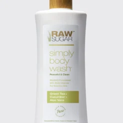 Simply Body Wash For Sensitive Skin | Green Tea + Cucumber + Aloe Vera | 25 Fl Oz