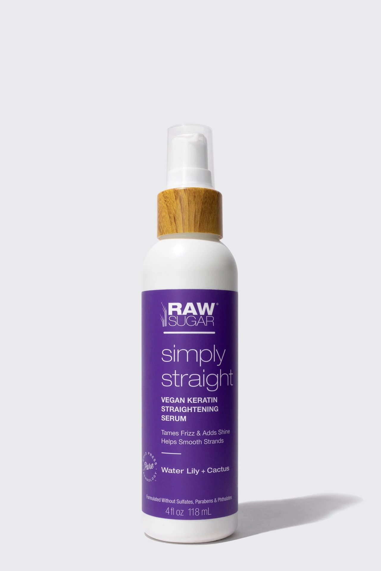 Simply Straight Straightening Serum | Waterlily + Cactus | 4 Oz 3 Simply Straight Straightening Serum | Waterlily + Cactus | 4 Oz