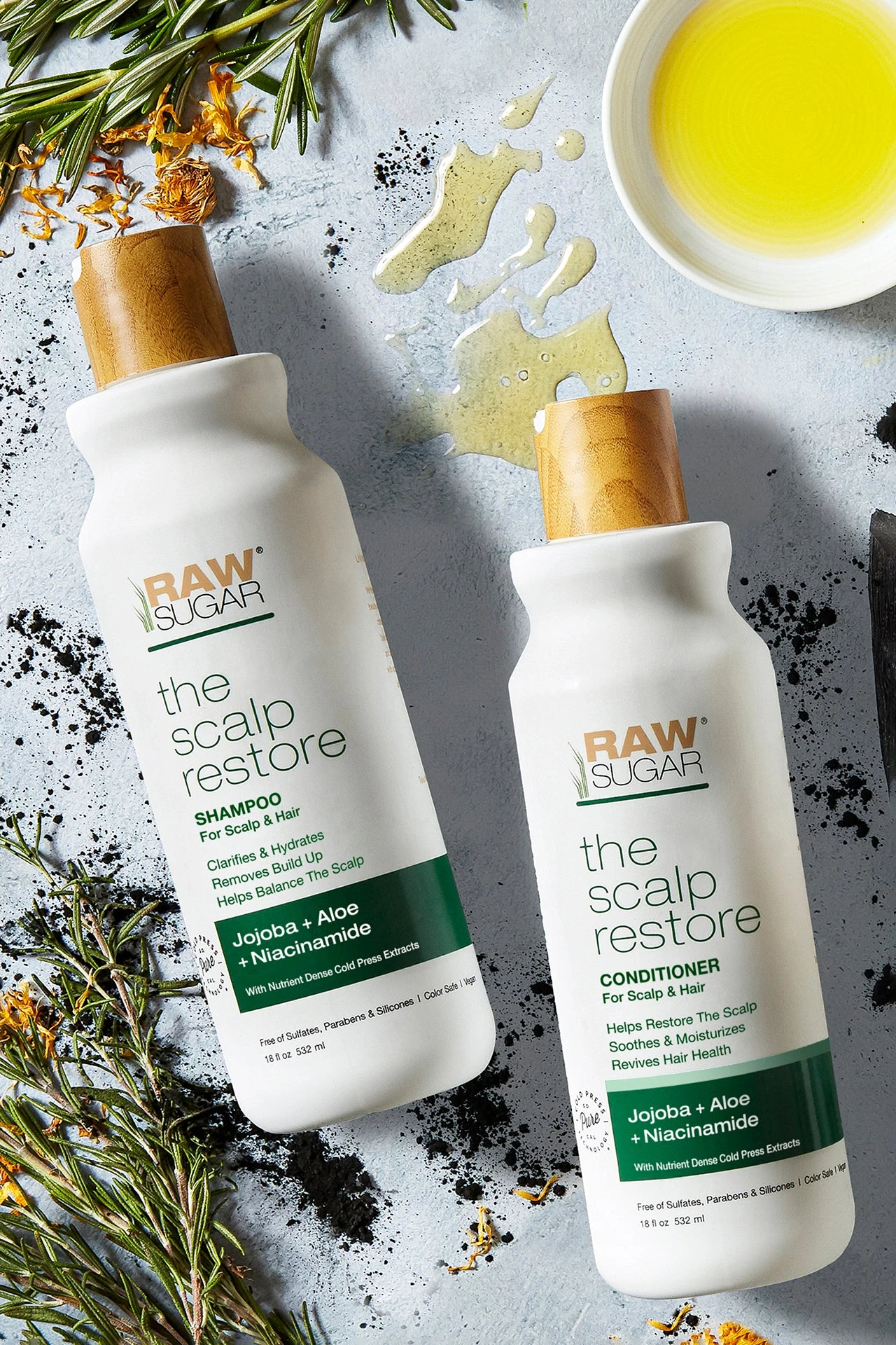 The Scalp Restore Conditioner | Jojoba + Aloe + Niacinamide | 18 Oz 8 The Scalp Restore Conditioner | Jojoba + Aloe + Niacinamide | 18 Oz - Image 6