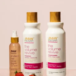 The Volume Revive Shampoo | Strawberry + White Tea + Nettle | 18 Fl Oz -Skin Care Specials Store RS VolumRevive Group Ingredient 02 1280x1920px