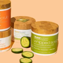 Whipped Scrub For Sensitive Skin | Green Tea + Cucumber + Aloe Vera | 15 Oz -Skin Care Specials Store RS WS GreenTea Ingredient 1280x1920px