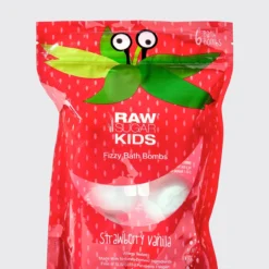 Kids' Bath Fizzers | Strawberry Vanilla | 6 Fizzers