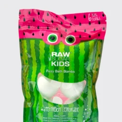 Kids' Bath Fizzers | Watermelon Lemonade | 6 Fizzers