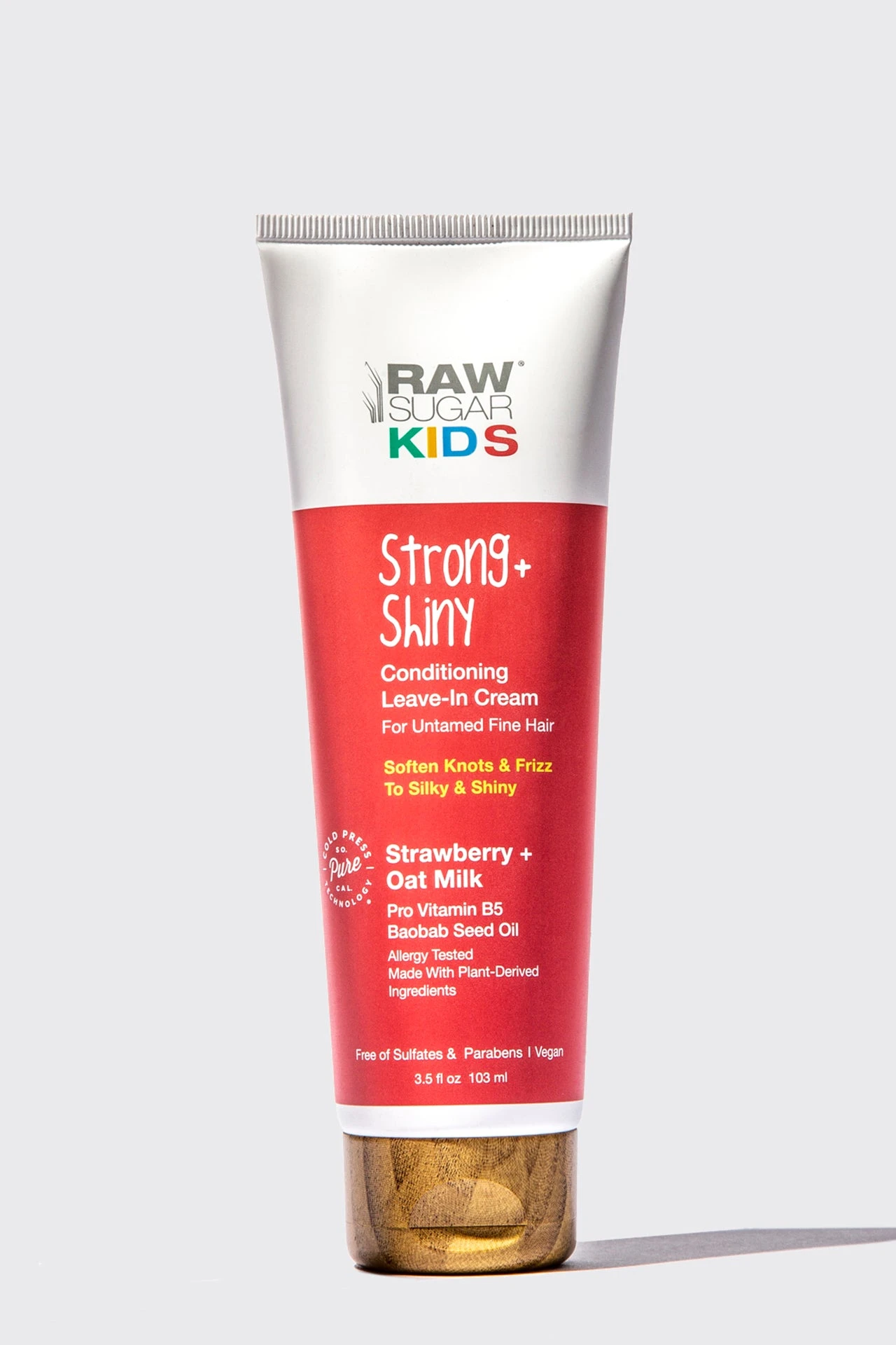 Kids' Strong + Shiny Leave-In Conditioning Cream | Strawberry + Oat Milk | 3.5 Fl Oz 3 Kids' Strong + Shiny Leave-In Conditioning Cream | Strawberry + Oat Milk | 3.5 Fl Oz