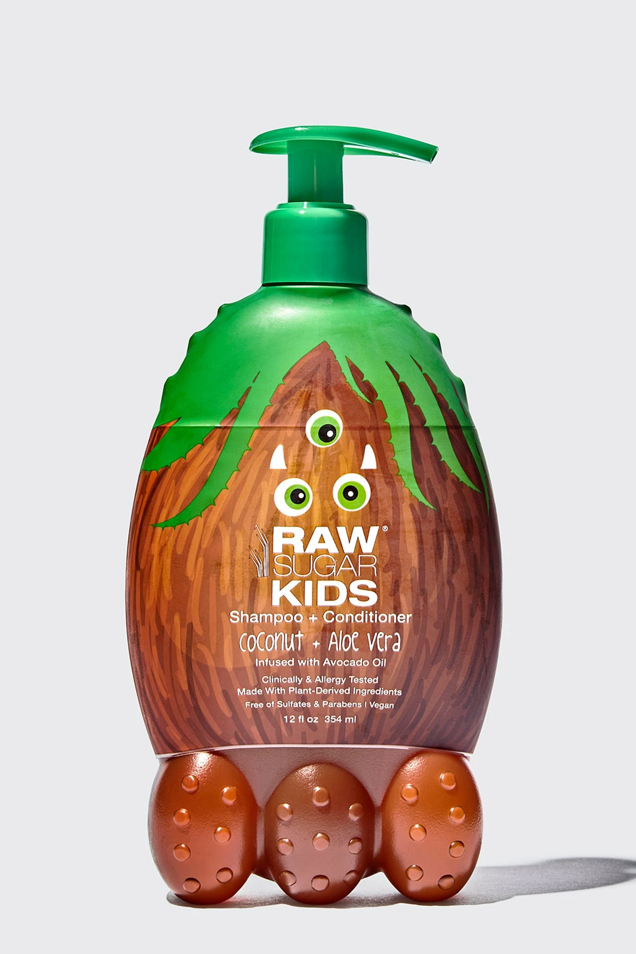 Kids' 2-in-1 Shampoo + Conditioner | Coconut + Aloe Vera | 12 Fl Oz 3 Kids' 2-in-1 Shampoo + Conditioner | Coconut + Aloe Vera | 12 Fl Oz