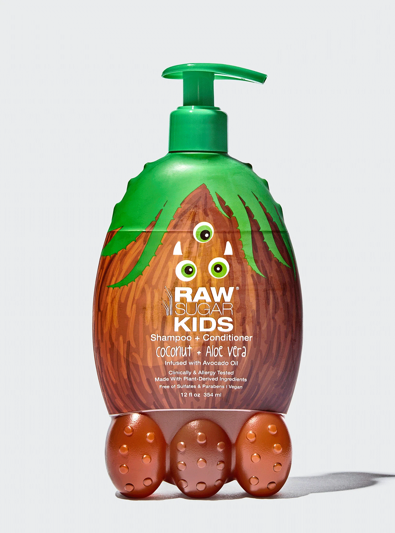 Kids' 2-in-1 Shampoo + Conditioner | Coconut + Aloe Vera | 12 Fl Oz 5 Kids' 2-in-1 Shampoo + Conditioner | Coconut + Aloe Vera | 12 Fl Oz - Image 3