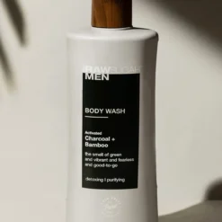 Men's Body Wash | Charcoal + Bamboo | 25 Fl Oz -Skin Care Specials Store RSM BW Charcoal Lifestyle