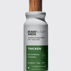 Men's 2-in-1 Shampoo & Conditioner | Thicken: Ultra Conditioning & Smoothing | Eucalyptus + Sage + Shea | 18 Fl Oz